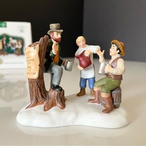 "Conversations Over Coffee" New England Snow Village Figurine by Dept. 56